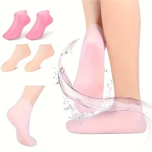 1 Pair Silicone Gel Moisturizing Foot Socks